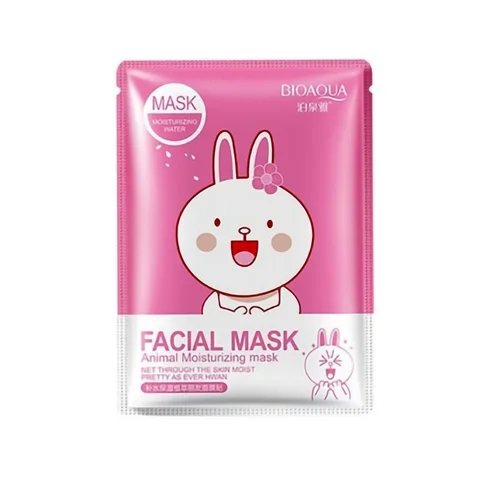 ماسک صورت ورقه ای بایو آکوا مدل خرگوش /BIOAQUA